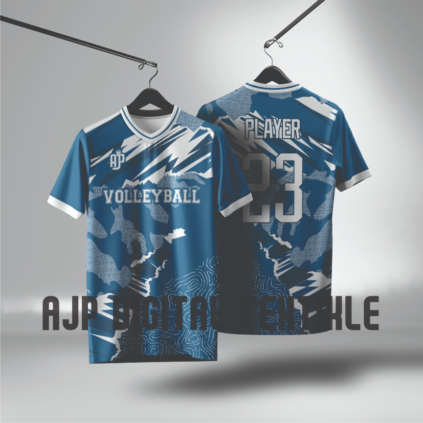 Jersey Volly Custom Full Printing,Free Custom dan Design Bisa Pakai Design Sendiri (BISA SATUAN))