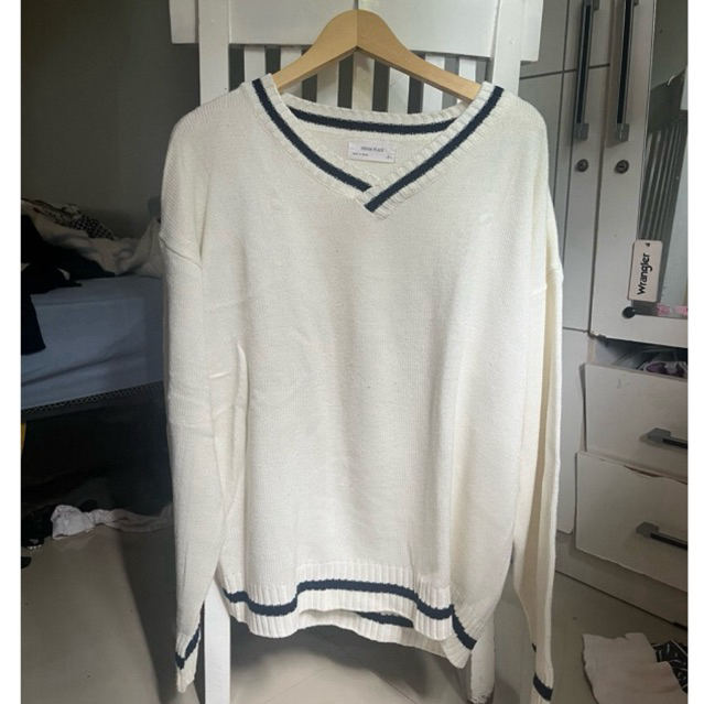 preloved sweater academia oversize