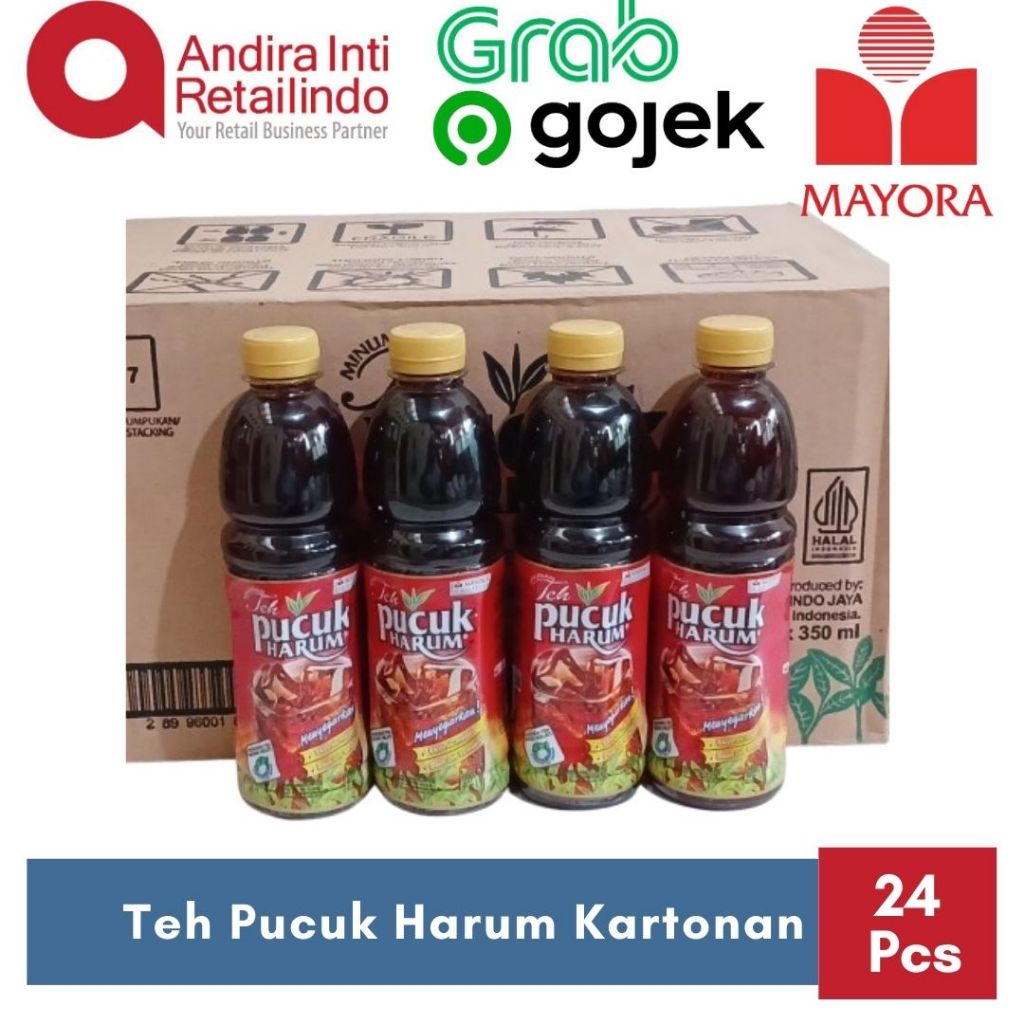 

Teh Pucuk Harum Kartonan Isi 24pcs x 350ml Only Instan-Sameday