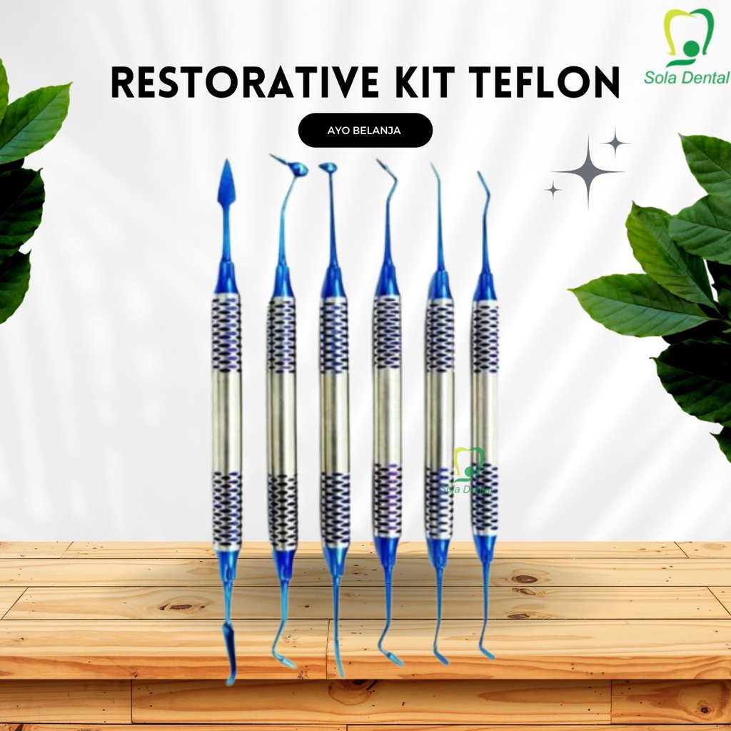 RESTORATIVE KIT TEFLON/Composite Filling Instrument Kit