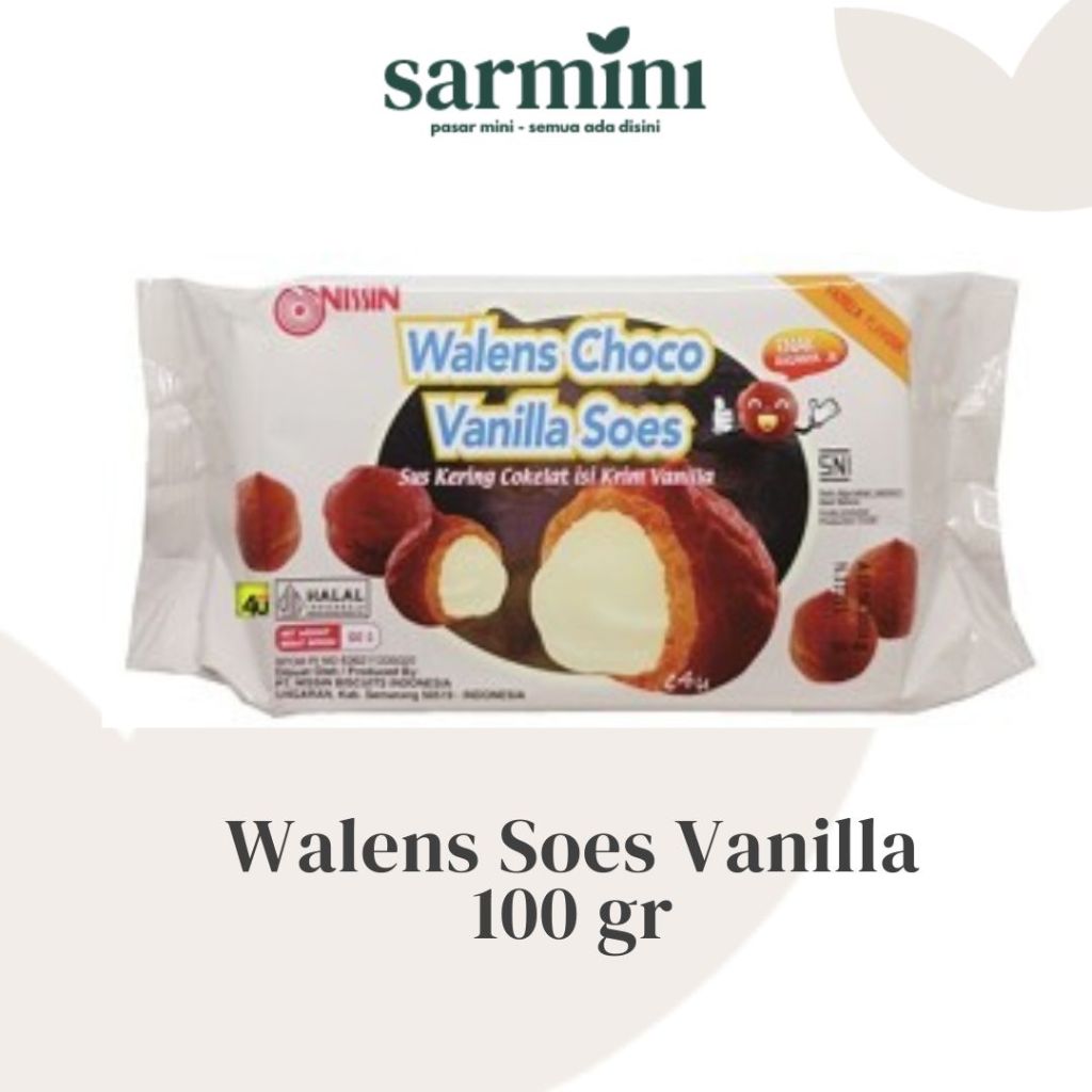 

Nissin Walens Soes Choco Vanila 100 gr