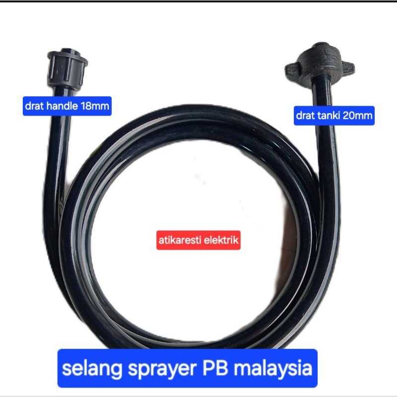 selang sprayer PB Malaysia drat 20mm tanki semprot manual