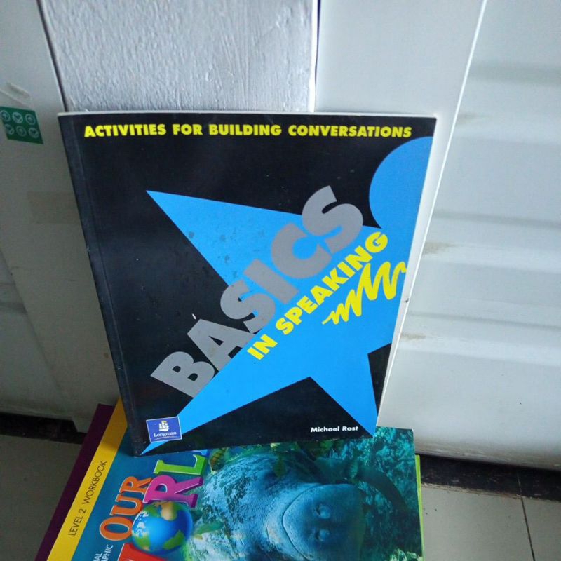 

buku michael rost basics in speaking activities for building conversation longman buku bekas original