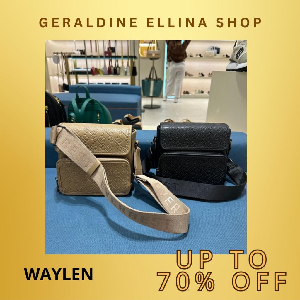 Tas selempang pria SALE Everbest original store seri WAYLEN