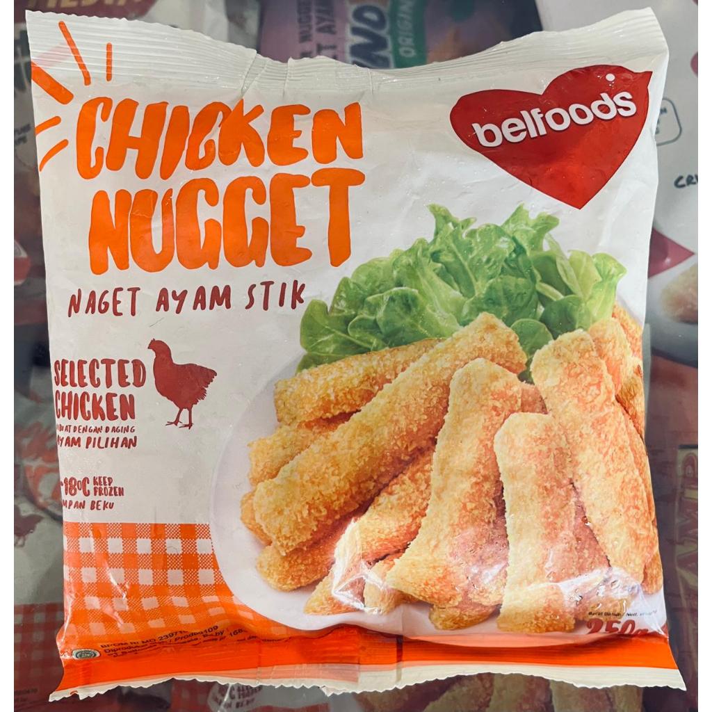 

CHICKEN NUGGET BELFOODS FAVORITE CHICKEN STICK 250 GRAM