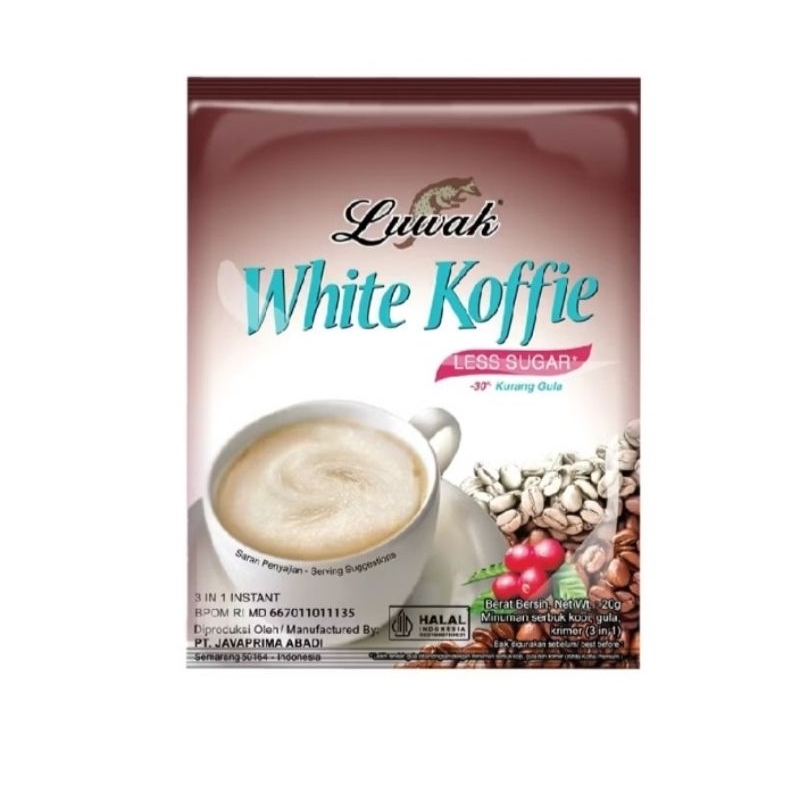 

luwak white koffie less sugar 10s