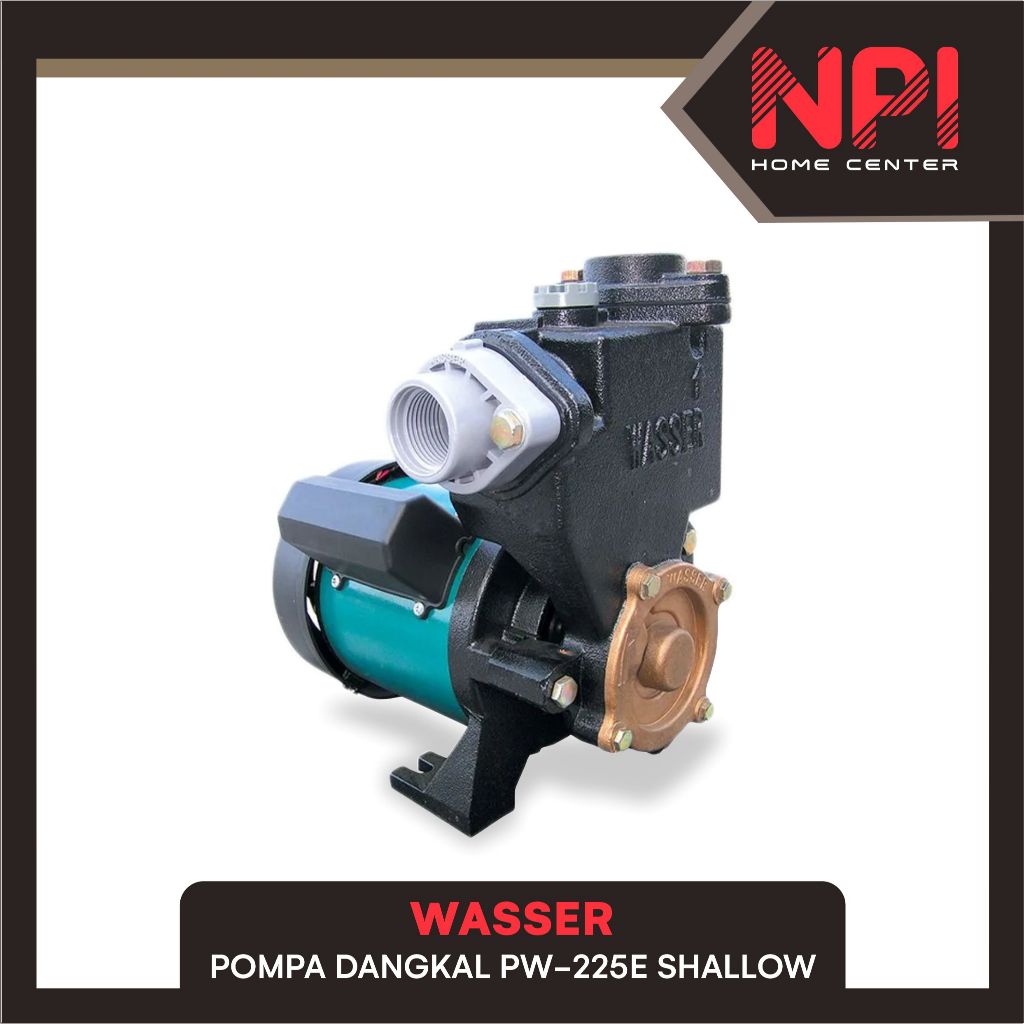 Wasser - Pompa Air Jet Pump Jetpump Sumur Dangkal Pw 225 E 225E Pw225E