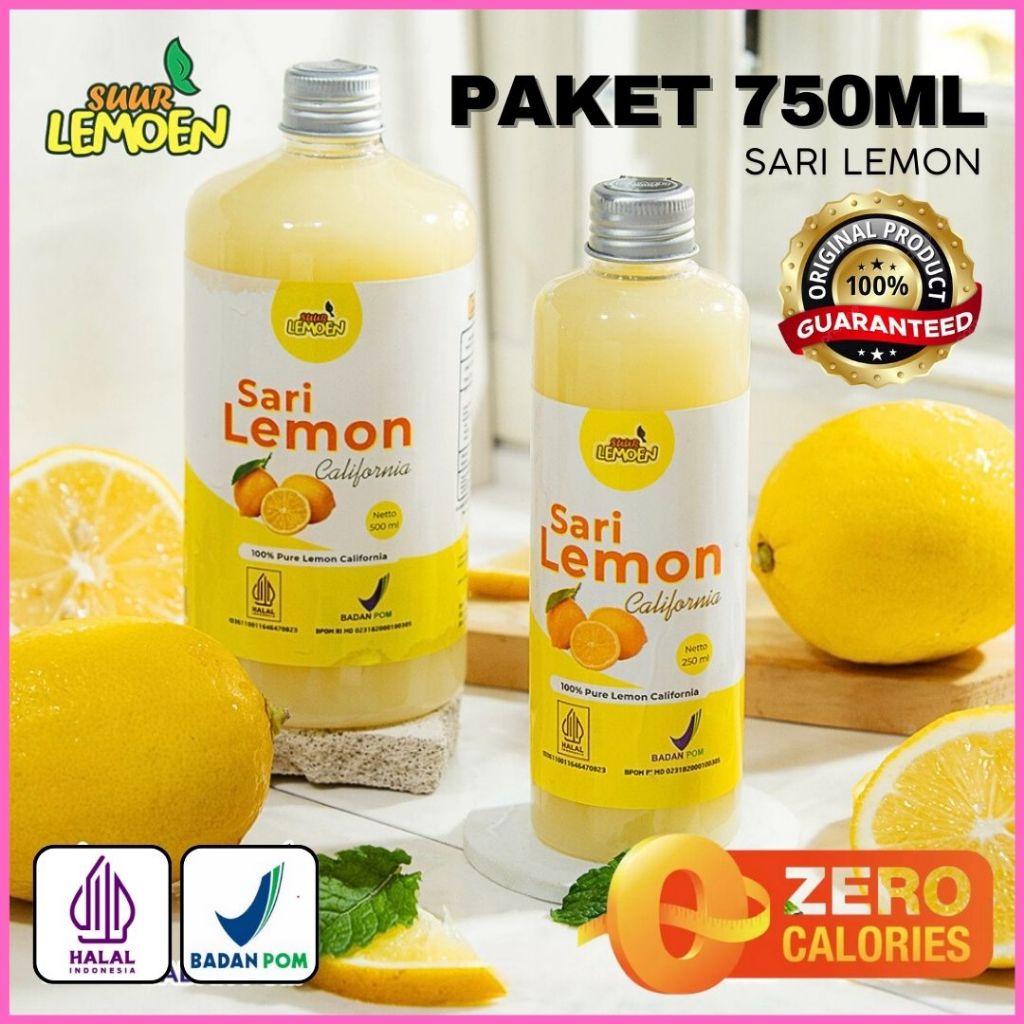 

Sari Lemon Organik SuurLemoen 750ml | Air Lemon Murni