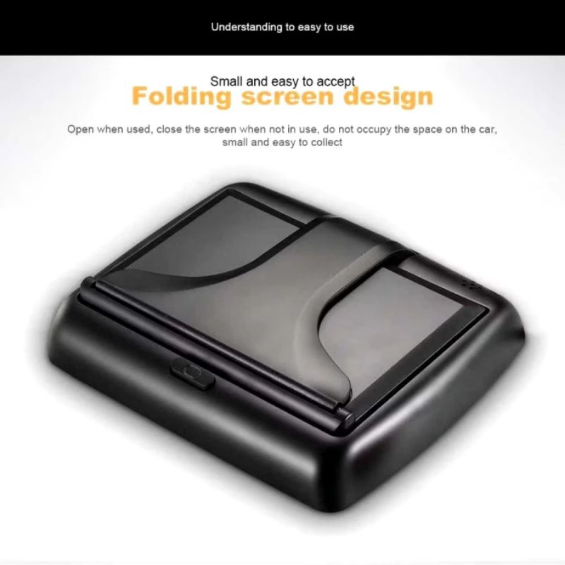 Monitor parkir Mobil 4.3 Model Lipat foldable monitor parkir mobil layar lcd parkir mobil monitor ke