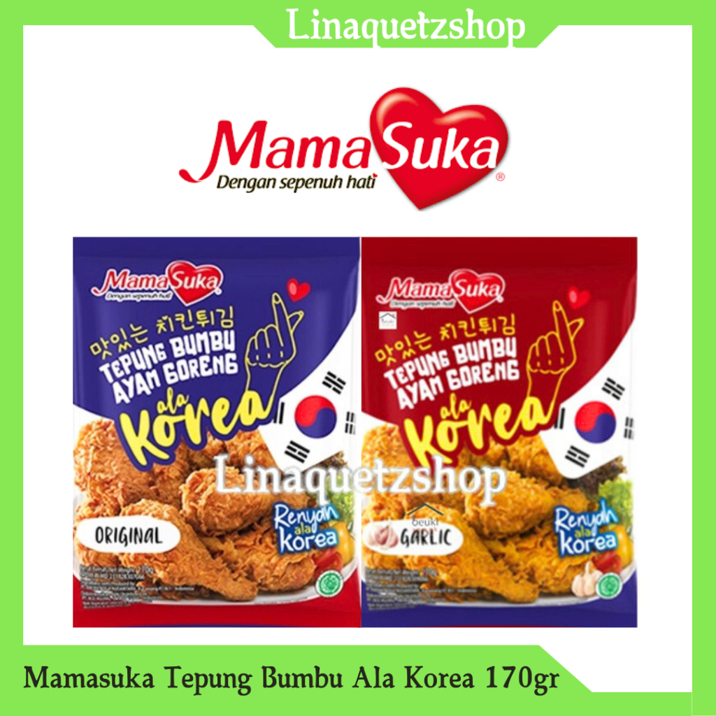 

MAMASUKA Tepung Bumbu Ayam Goreng Ala Korea 170gr