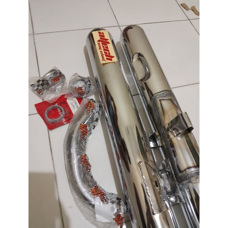 knalpot bobokan ALTECH / BOBAN / GRT K7031 fullset ready alltype yamaha RX KING