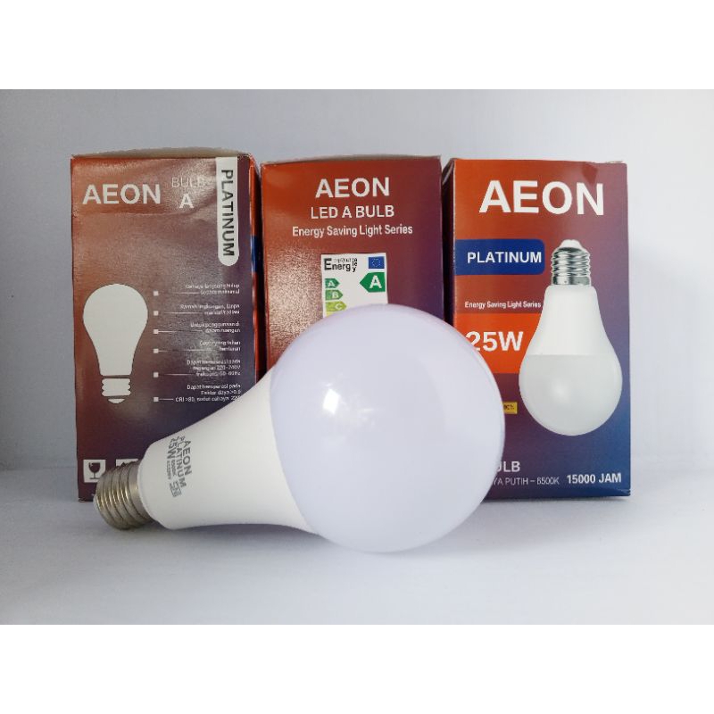 AEON PLATINUM 25W Lampu LED Bohlam Bulat Cahaya Putih