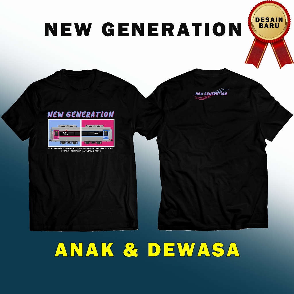 Kaos Kereta New Generation | Iman Zto