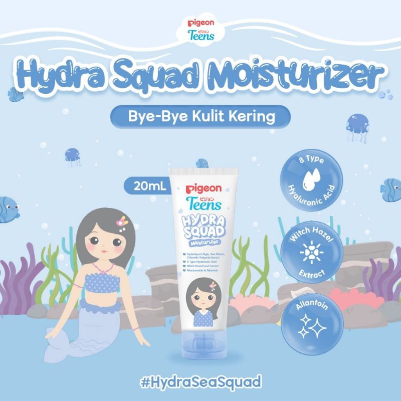 PIGEON TEENS Hydra Squad Moisturizer 20ml 50ml | Hydra Squad Series | Hydra Squad Moisturizer | Skin