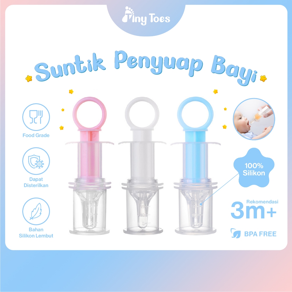 Baby Medicine Feeder Penyuap Suntik Bayi - Alat Suntik Dot Susu / Obat Bayi / Suntik Tetes Bayi / Su