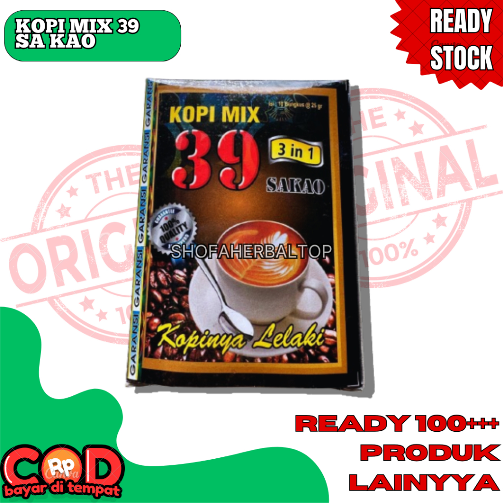 KOPI 39 ORIGINAL 1 KOTAK ASLI