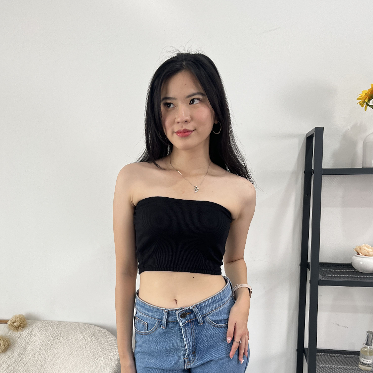 [Lolabae] TUBE Atasan Kemben Wanita | Knit Tube Top | Kemben Rajut Wanita | Kemben Dalaman | Kemben 