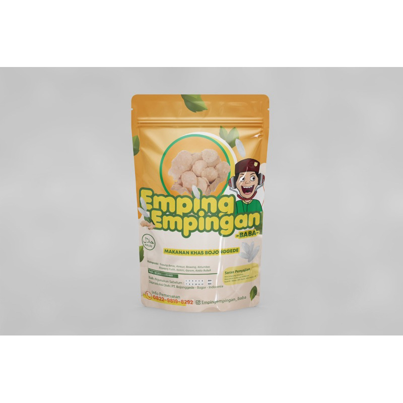 

Emping Empingan Baba | Cemilan Khas Bojonggede ( Dari Tepung Beras dan Kencur/Cikur )