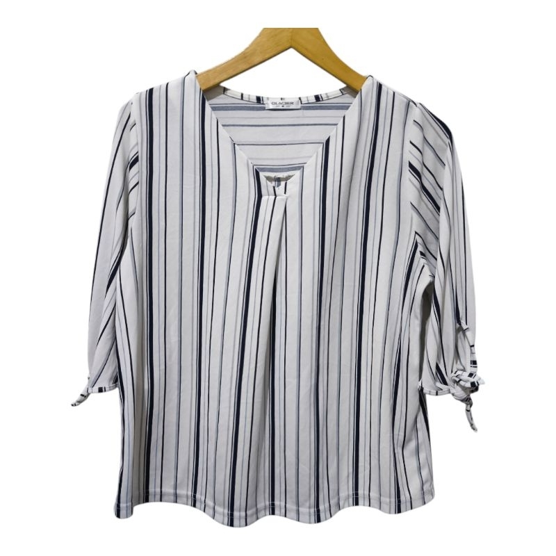 Glacier stripes blouse M