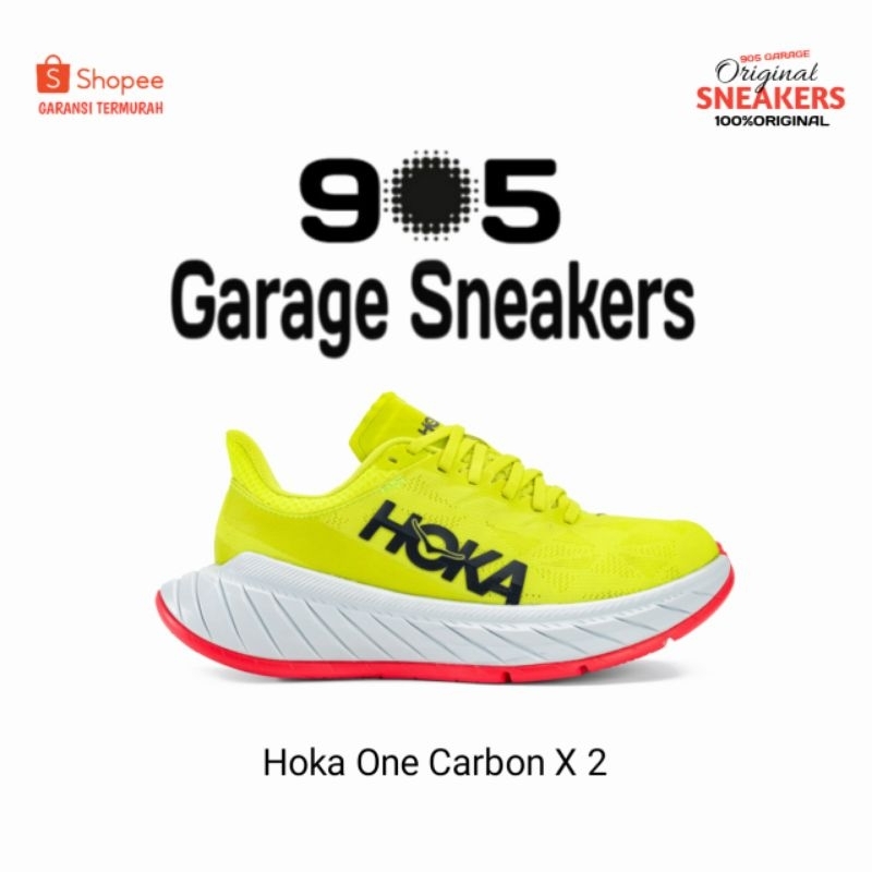 Sepatu Hoka One Carbon X 2 Evening Primrose Fiesta Original