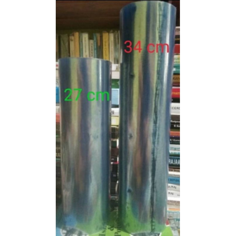 

Sampul Buku Plastik / Mika Bening kaku 0,07 mm lemas 0.10 mm