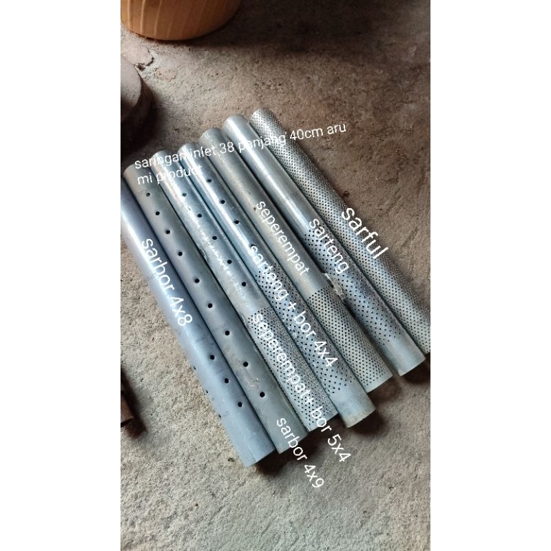 saringan knalpot inlet 38 panjang 40cm all knalpot matic,
