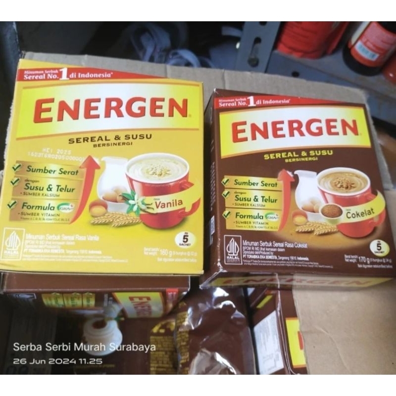 

minuman sereal dan susu energen isi 5