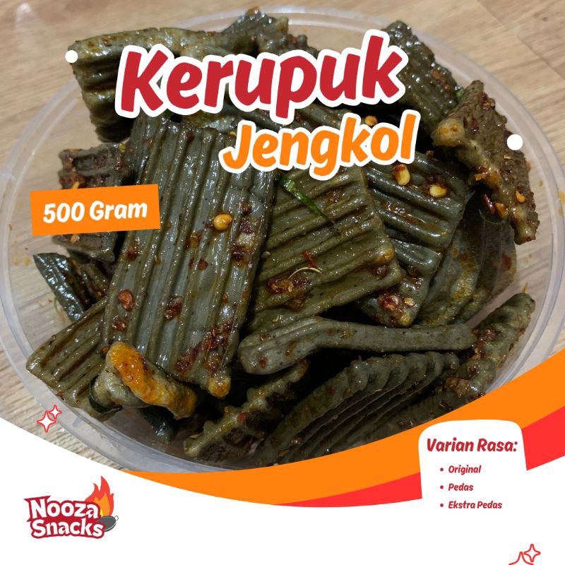 

KERUPUK JENGKOL 500 Gram 1/2 Kg By Nooza Snacks