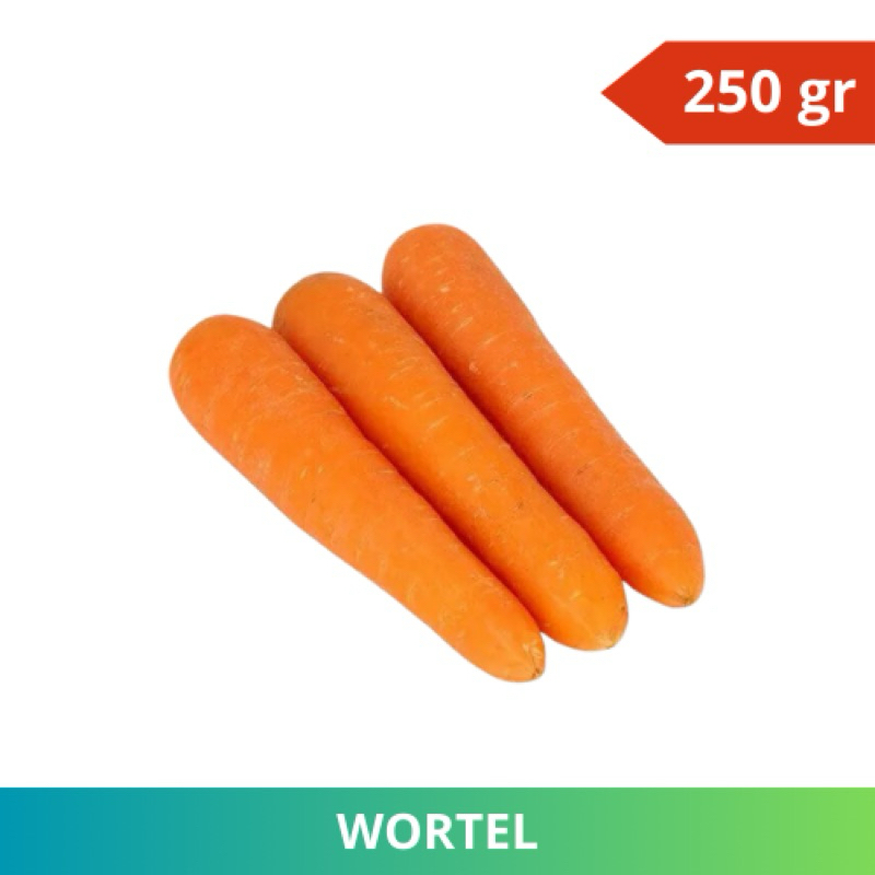 

Wortel Berastagi Super 250gr Fresh & Premium(Instant/Sameday)