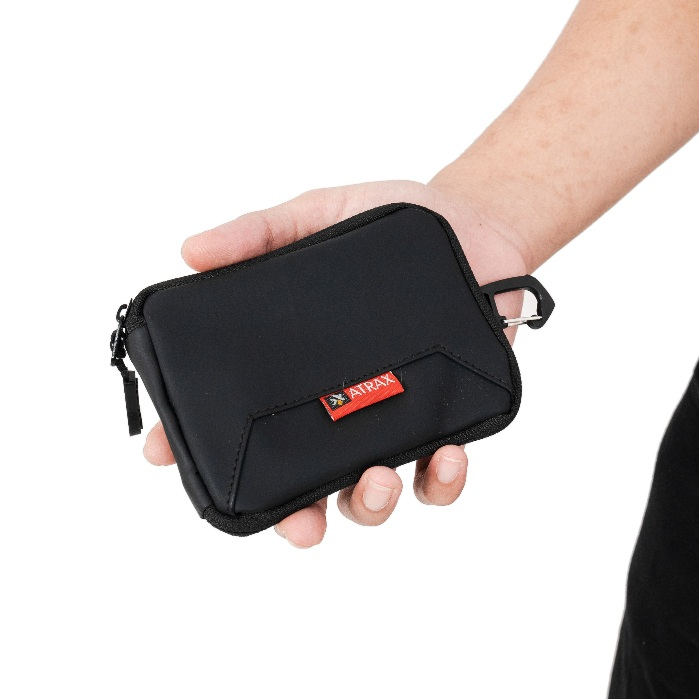 ATRAX - Pouch Wallet Waterproof Dompet STNK Koin Kartu Dompet ATM Tas Kecil Gantung Pinggang Pocket 