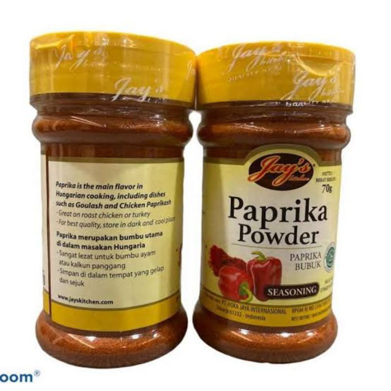 

Jay's Paprika Powder 70 gram Bubuk Paprika Bubukpaprika