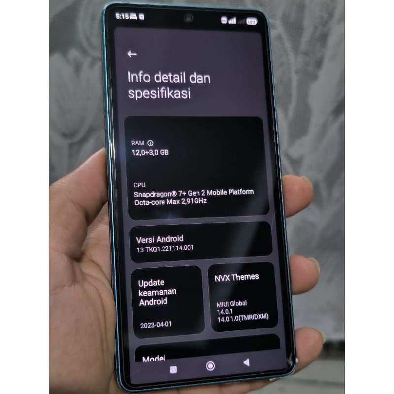 Poco F5 12/256 Second Lengkap