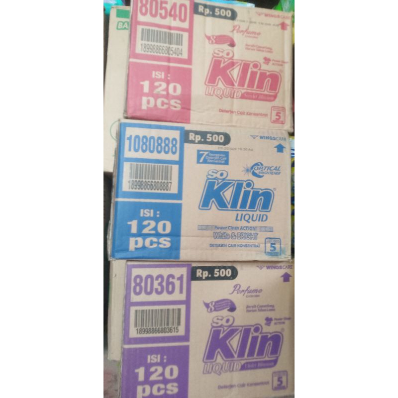 Soklin Liquid Renteng 500 1dus