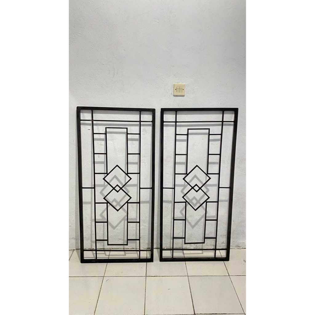 Jendela tralis Besi Minimalis Modern Harga Permeter