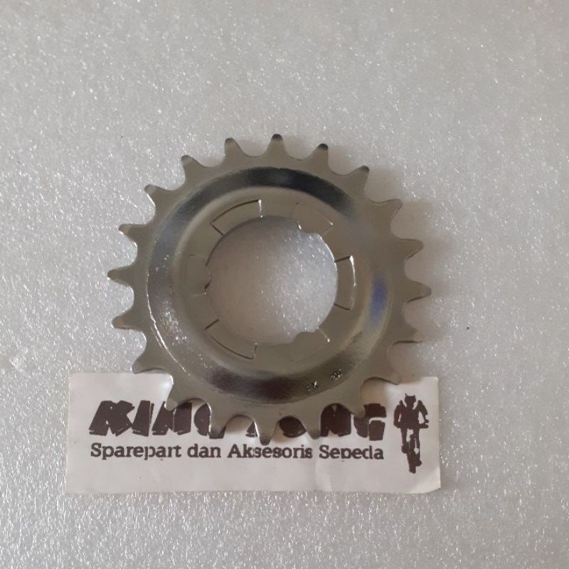 Cog Internal gear 20T bahan alloy Gir sepeda torpedo