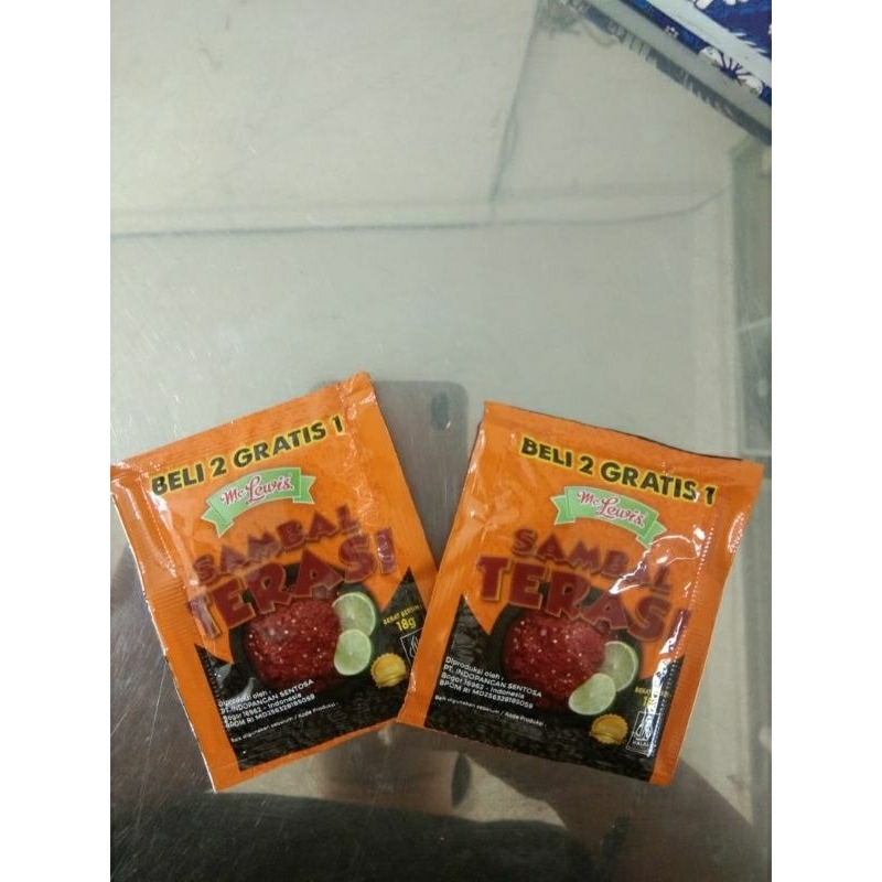 

MC LEWIS saus sambal terasi 18 gram