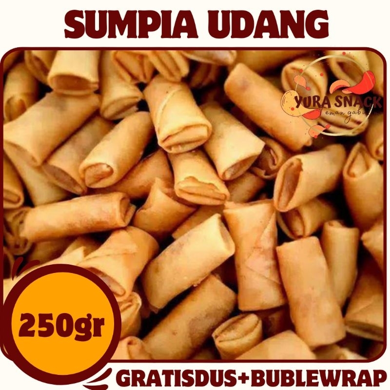 

aneka Snack Dan Jajan Kiloan -Sumpia Mini premium Rasa Udang Renyah