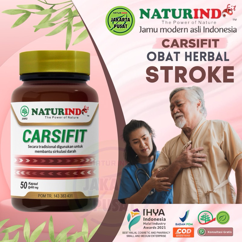 Obat Herbal  Carsifit Pasca Stroke Pencegahan Stroke Carsifit Naturindo