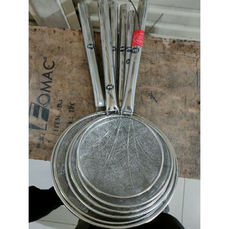 saringan minyak stainless / saringan jumbo / serokan besar 32