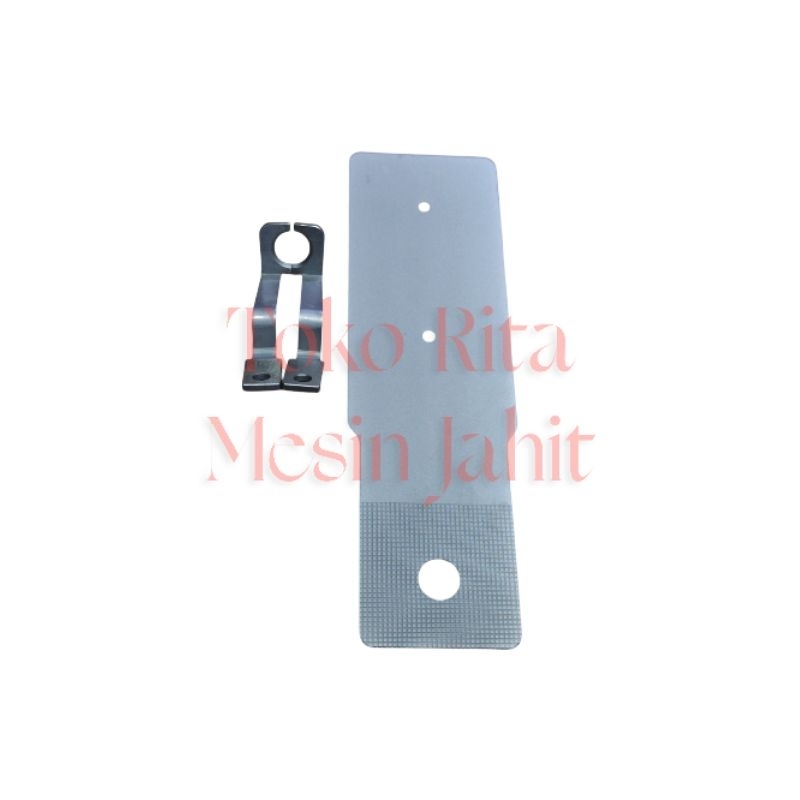 Sepatu mata itik Dan plat ukuran lobang 14mm untuk mesin bartack Brother 430D