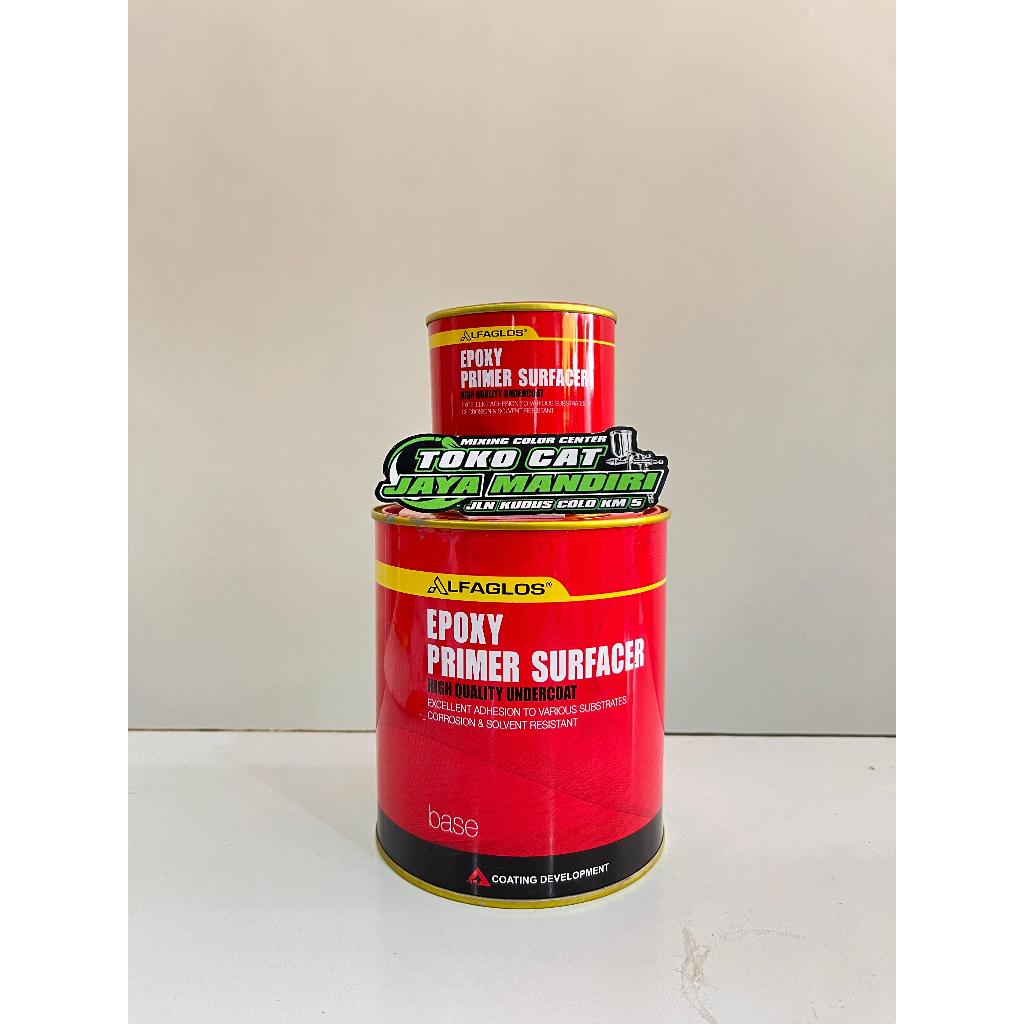 Alfaglos Epoxy Primer Surfacer Cat Dasar Primer untuk Logam atau Galvanis