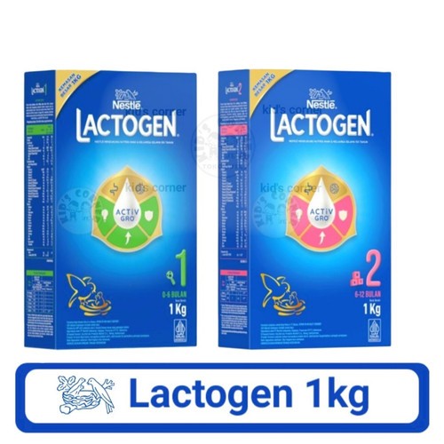 Lactogen 1 dan Lactogen 2/ Lactogen Tahap 1 dan 2 1kg