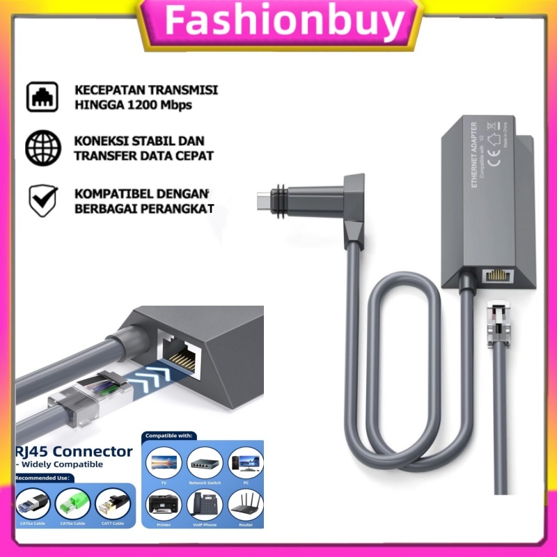 【COD】STARLINK ETHERNET ADAPTER V2/Gen 2 Adaptor Lan Starlink