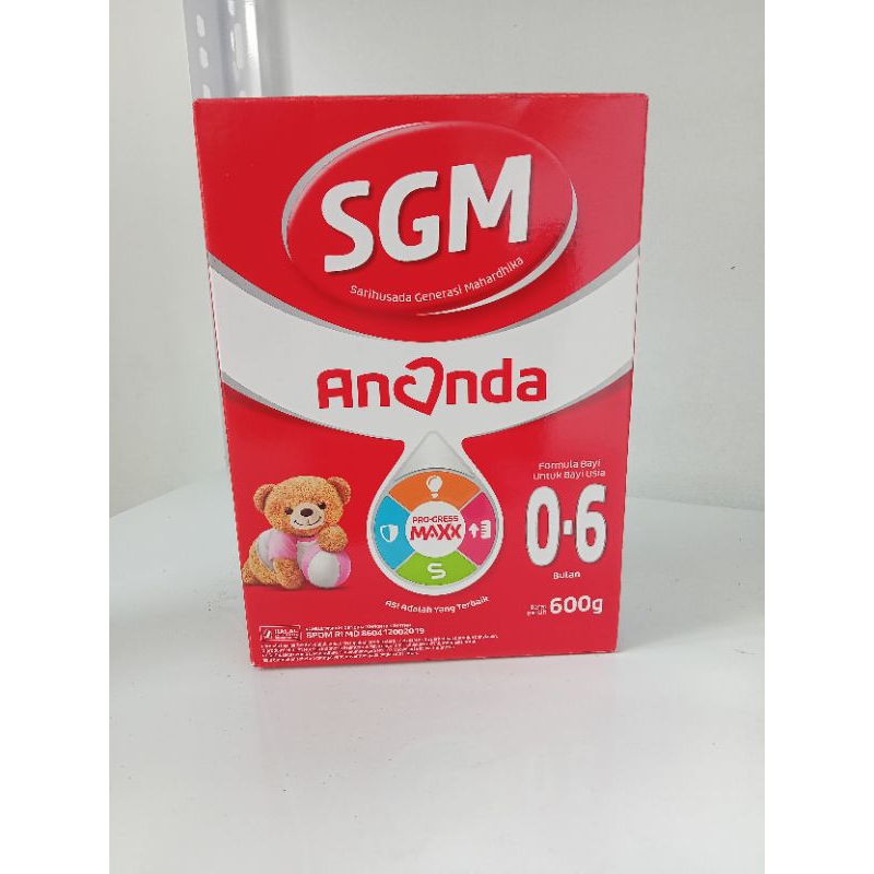 

SUSU SGM ANANDA 0 - 6 BULAN (600GR)