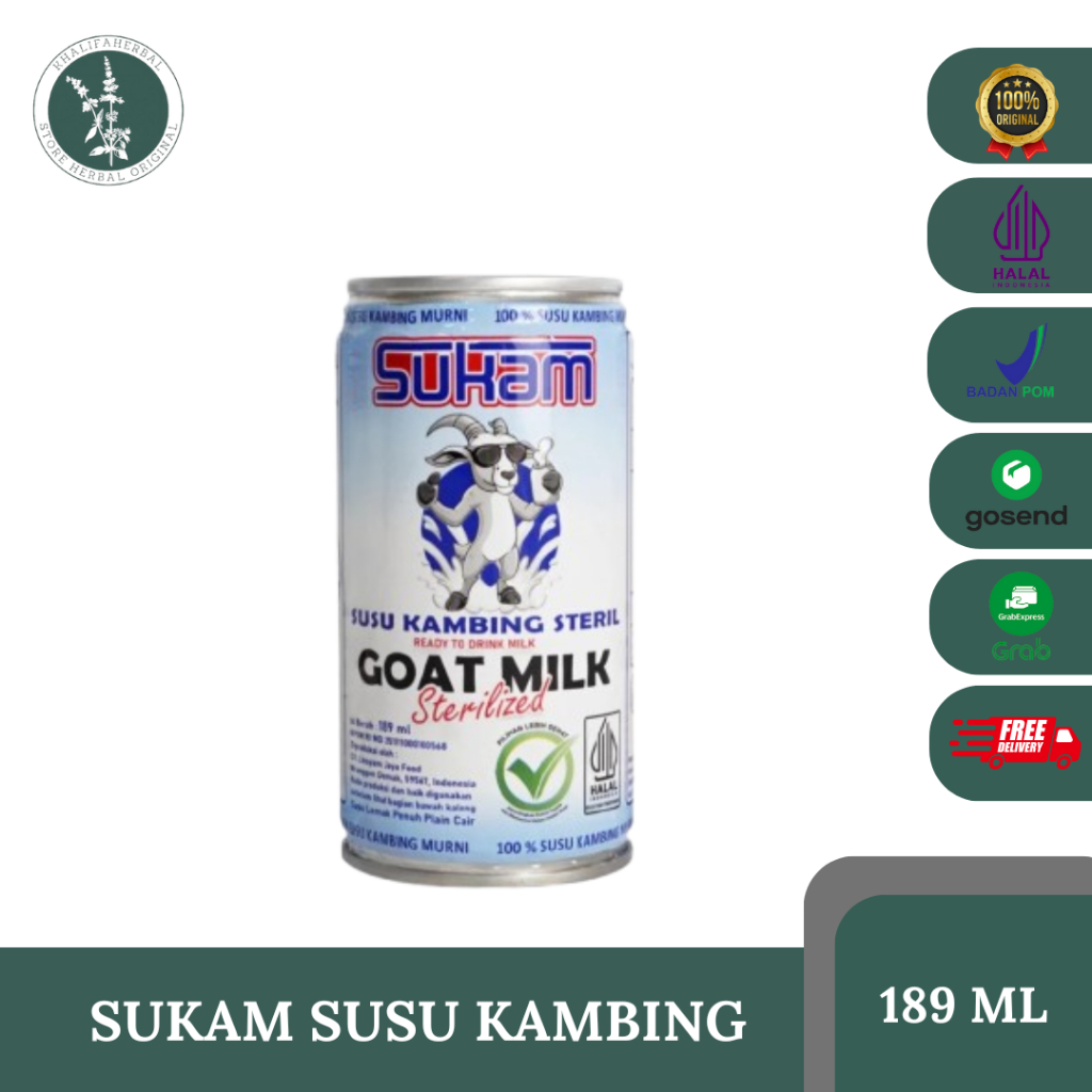 

Sukam - Susu Kambing Sterilisasi - 189ml
