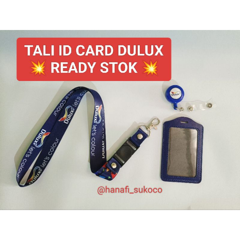 

DULUX tali id card printing dulux [READY STOK] Lanyard SATUAN