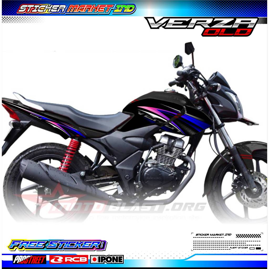 STRIPING VARIASI HONDA VERZA OLD / STICKER LIST VARIASI MOTOR VERZA OLD