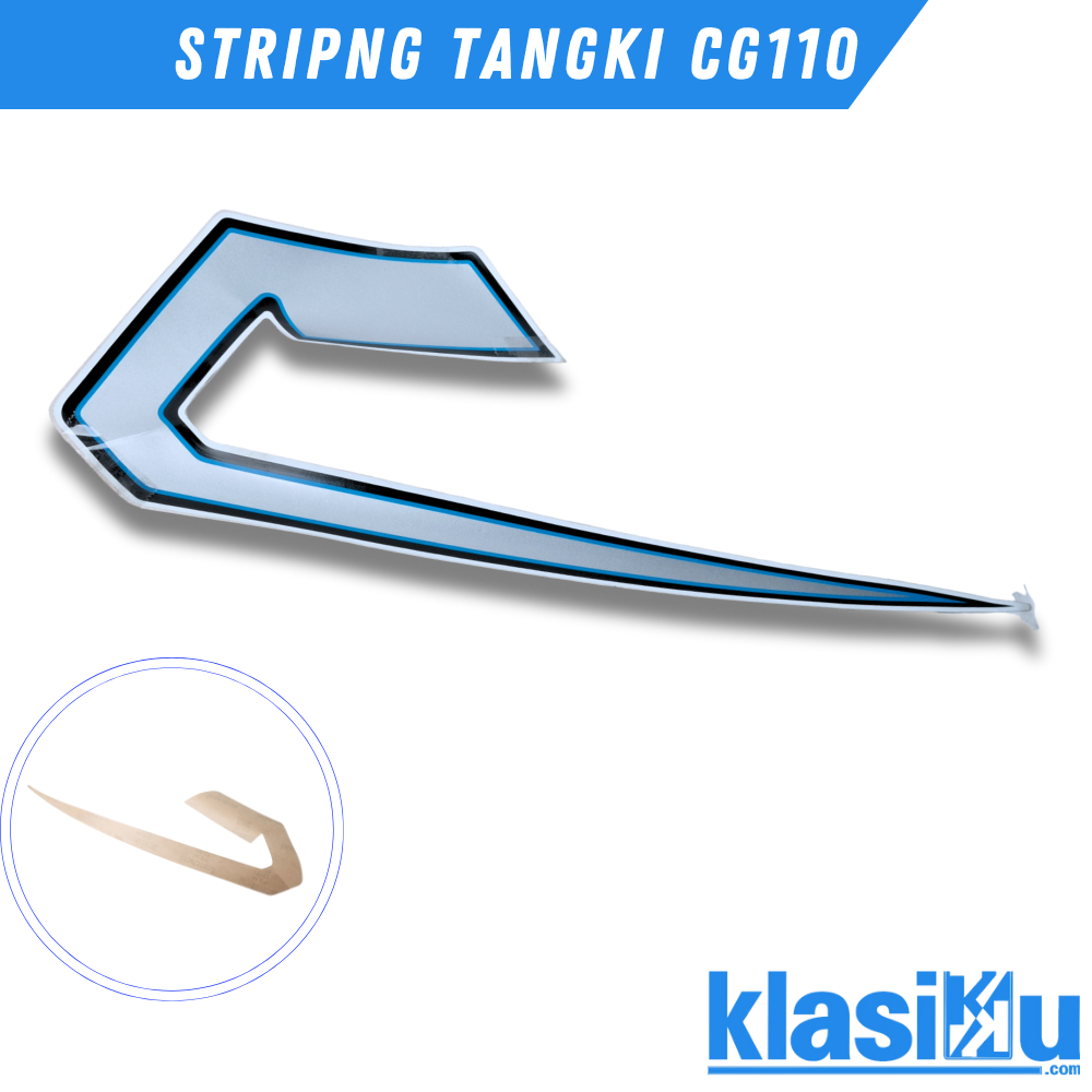 Stiker Sticker Striping Tangki Tengki Honda CG110 Cg 110 Nos 17512 328 000