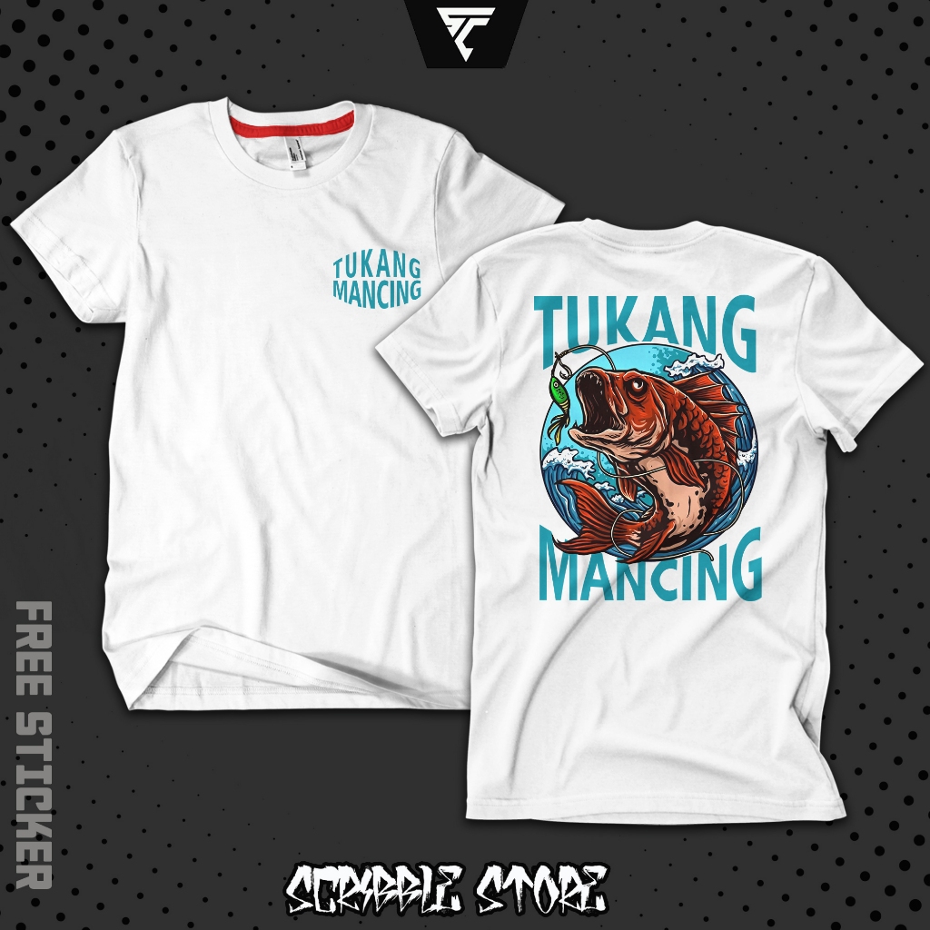 Kaos  Baju Pria Dewasa | Kaos Pemancing | Kaos Kata Kata Pemancing Punya Cerita