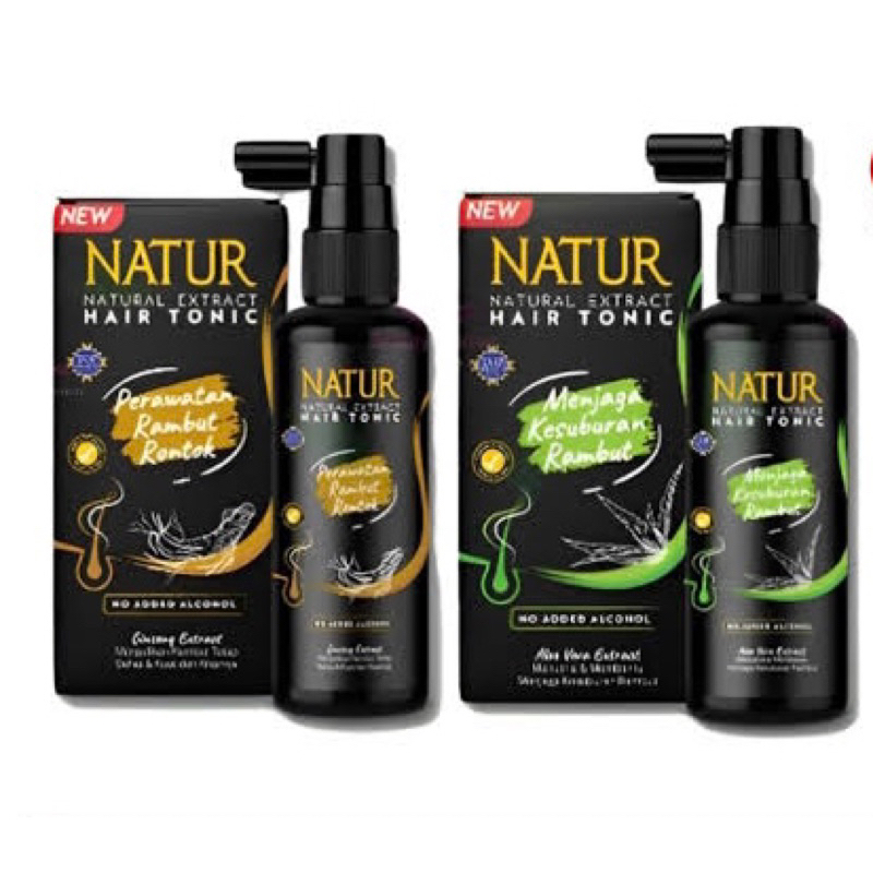 natur hair tonic 90ml - natur hair tonic ginseng